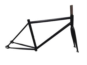 QUADRO FR. 700C FIXIE C/FORQ 18" - PRETO BRILHO